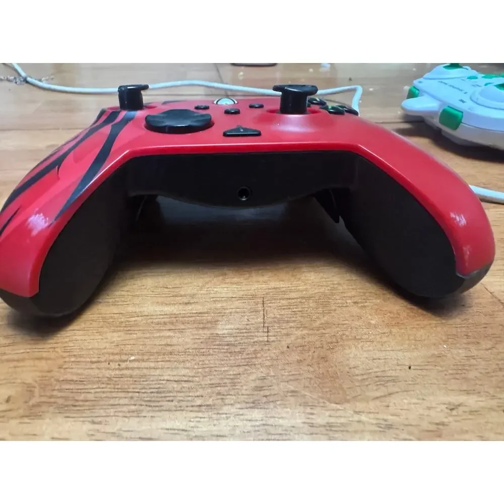 PDP Rematch Advanced Wired Xbox Controller Red/Black – For Parts or Repair